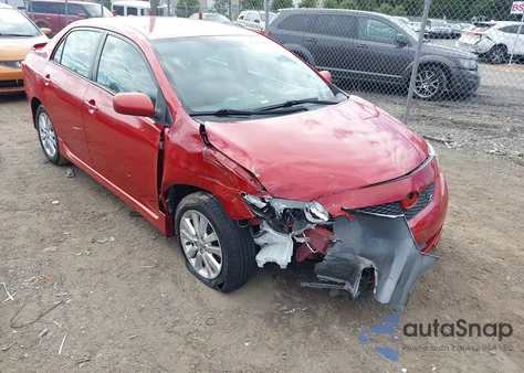 2009 Toyota Corolla S z USA, uszkodzony, nr VIN 2T1BU40E39C160781